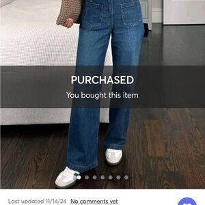 Madewell Blue Flare & Wide Leg Jeans